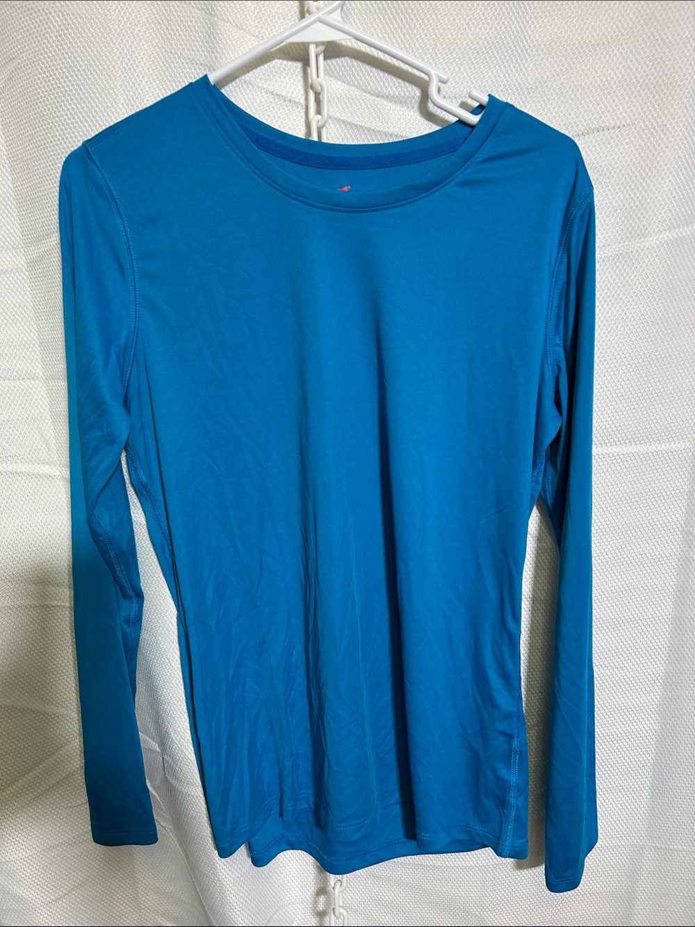 Hanes Women’s Long Sleeve Athletic Crew Neck Top - Blue